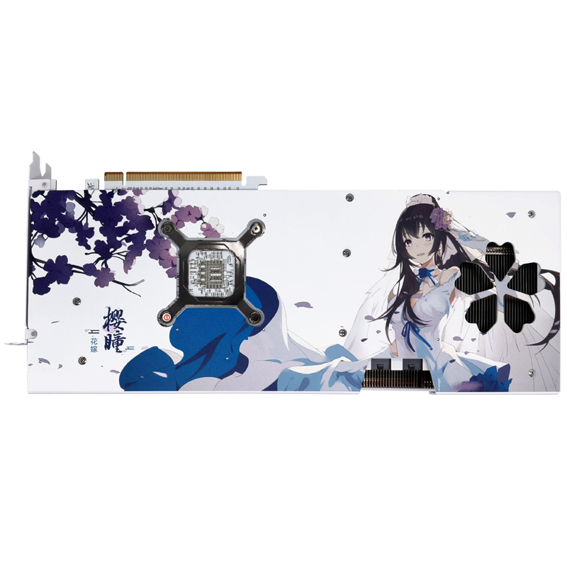 Yeston RX 7700 XT Sakura Radeon Gaming Graphics Card