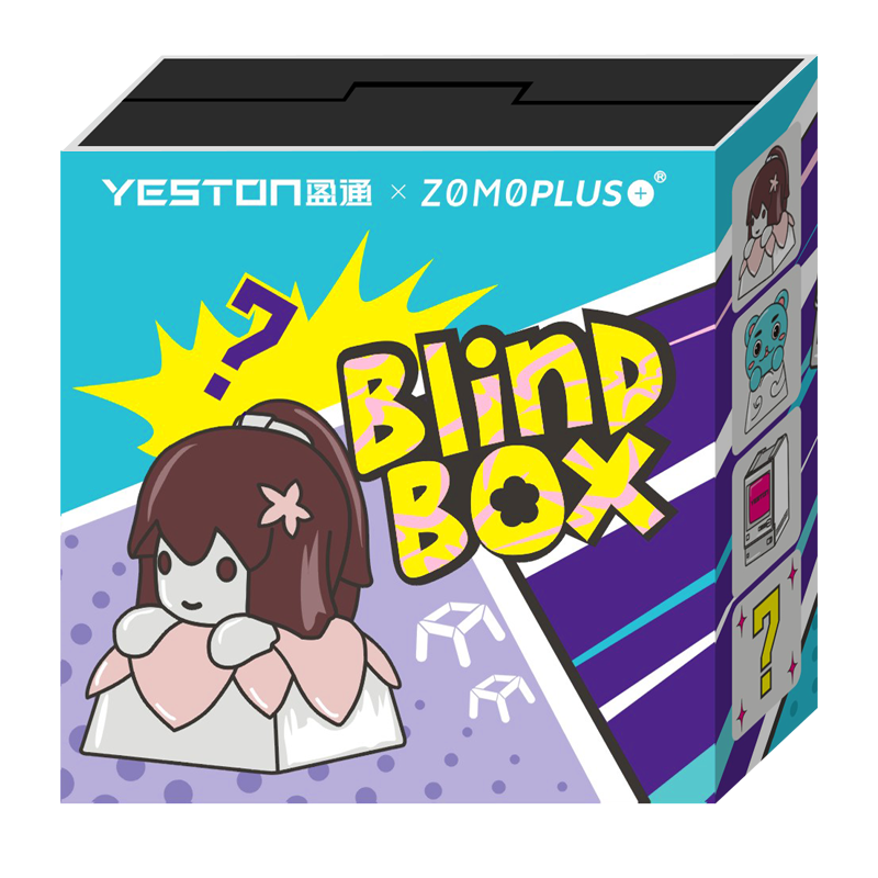 YESTON Sakura Blind Box Cute MX Cross Shaft Keycaps