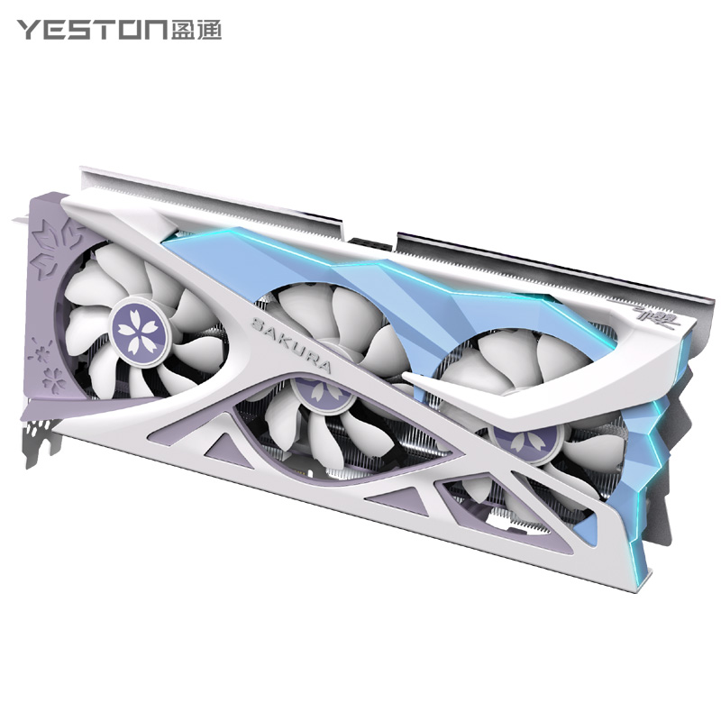 Yeston RTX 4060Ti Sakura 16G Gaming Graphics Card